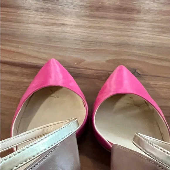 Nine West Women’s Pink Pointed-Toe Ankle-Strap Heels - Picture 6 of 8